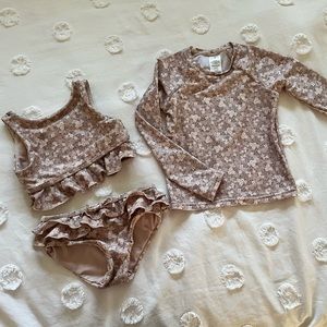 Jamie Kay rash guard swim set